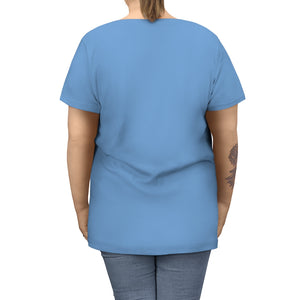 God Loves You Women's Curvy Tee