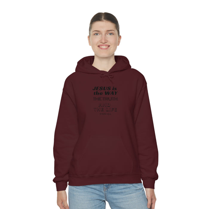 Jesus Is The Only Way Men’s Unisex Heavy Blend™ Hooded Sweatshirt