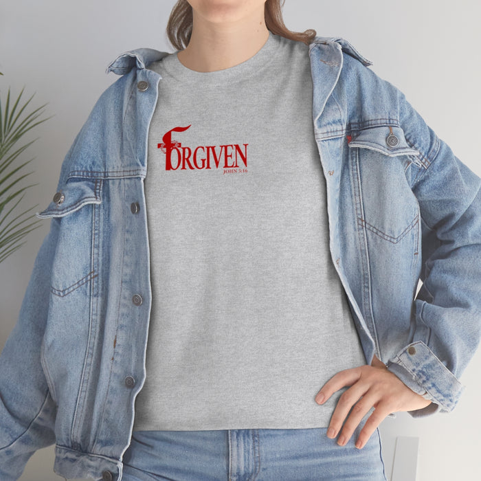 Forgiven Women’s Unisex Heavy Cotton Tee