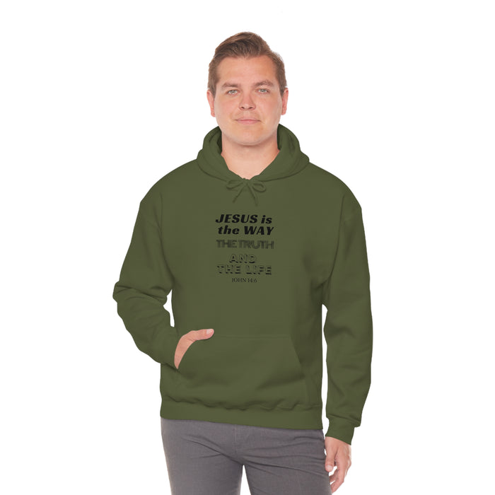 Jesus Is The Only Way Men’s Unisex Heavy Blend™ Hooded Sweatshirt