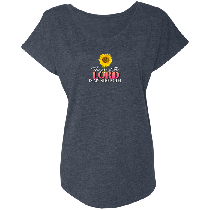 The Joy of the Lord is My Strength Women’s Triblend Dolman