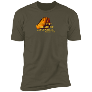 Get Into the Ark of Jesus Christ Men’s Premium Short Sleeve Tee Shirt