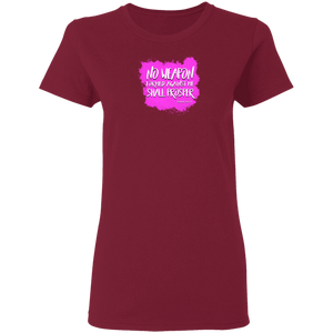 No Weapon Formed Against Me Shall Prosper Ladies 5.3 0z Tee Shirt