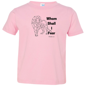 Whom Shall I Fear Kids Toddler Jersey Tee Shirt