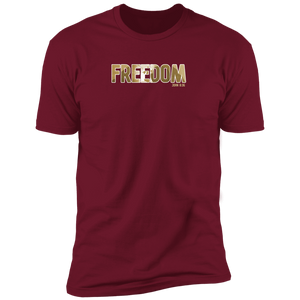 Freedom Men’s Premium Short Sleeve Tee Shirt