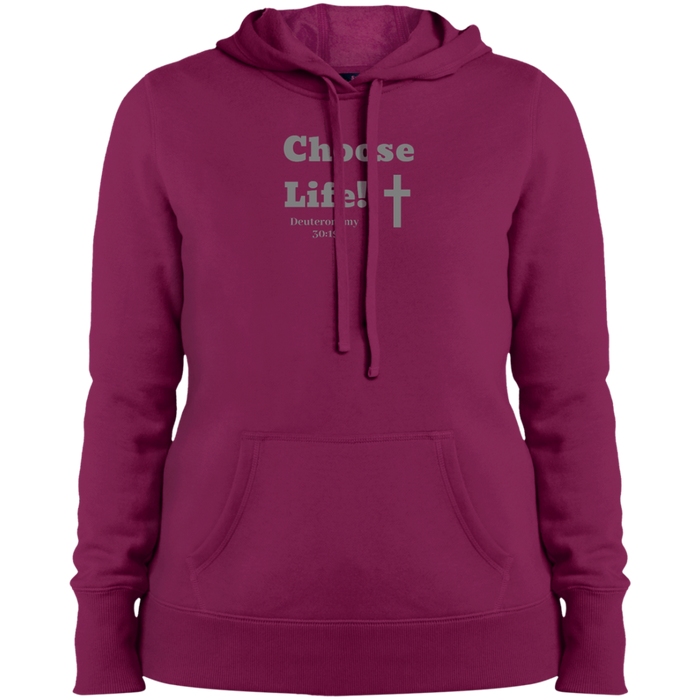 Choose Life 2.0 Ladies Pullover Hooded Sweatshirt