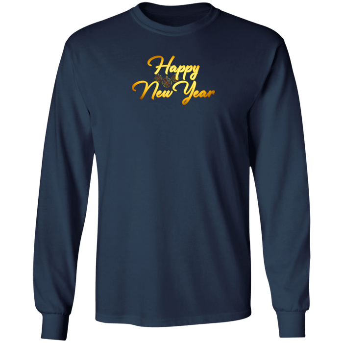 Happy New Year Men LS Ultra Cotton Shirt