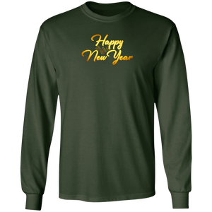 Happy New Year Men LS Ultra Cotton Shirt