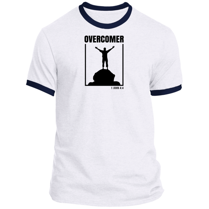 Overcomer Men’s Ringer Tee