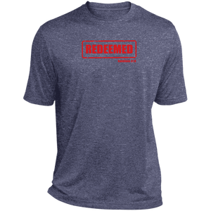 Redeemed Men’s Heather Performance Tee