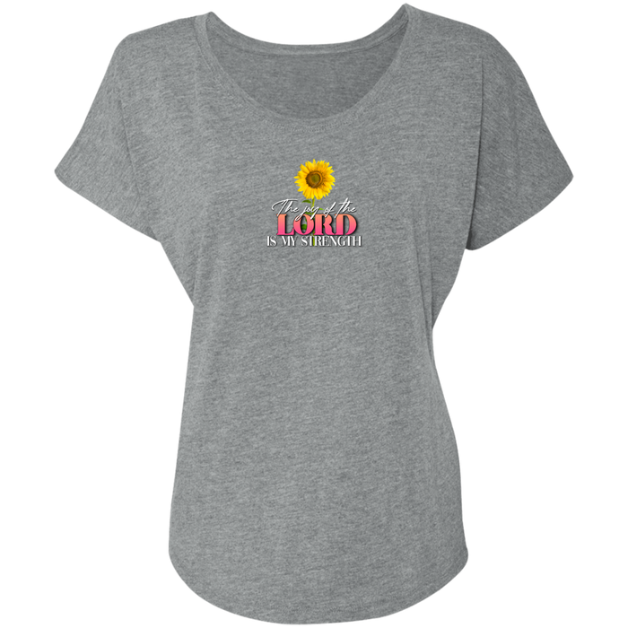 The Joy of the Lord is My Strength Women’s Triblend Dolman