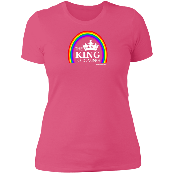 The King is Coming Ladies Boyfriend Tee