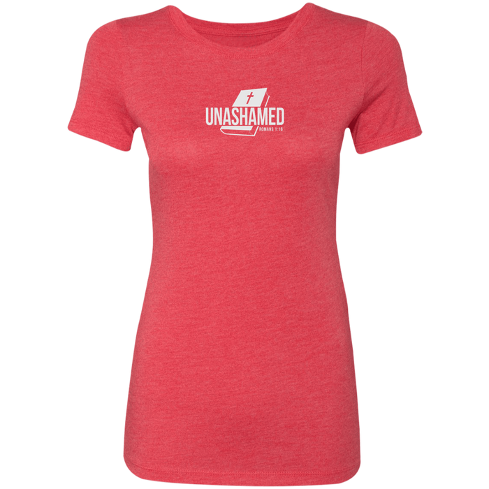 Unashamed Ladies Triblend Tee Shirt