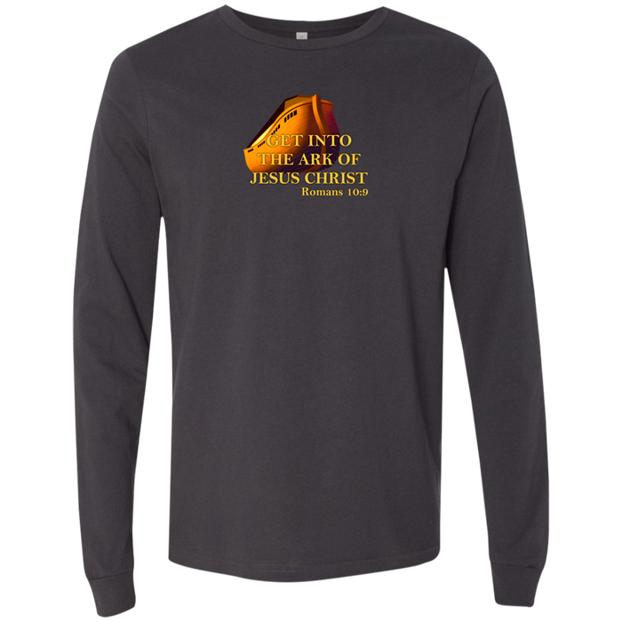 Get Into the Ark of Jesus Christ Men’s Jersey LS Tee Shirt