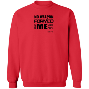 No Weapon Formed Against Me Shall Prosper Men’s Crewneck Sweatshirt