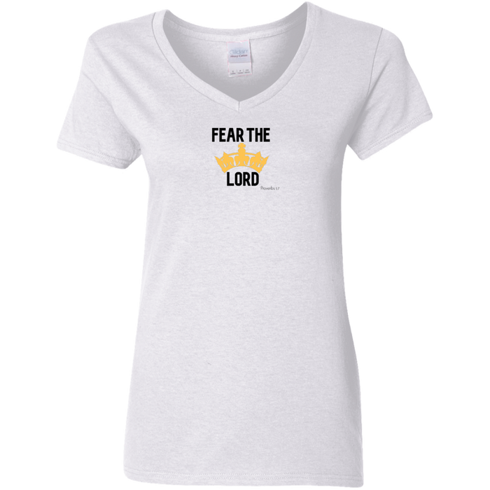 Fear the Lord Ladies 5.3 oz V-Neck T-Shirt