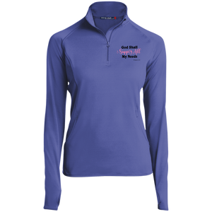God Shall Supply All My Needs Women’s 1/2 Zip Performance Pullover