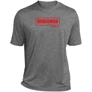 Redeemed Men’s Heather Performance Tee