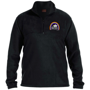 The King is Coming Men’s 1/4 Zip Fleece Pullover