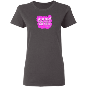 No Weapon Formed Against Me Shall Prosper Ladies 5.3 0z Tee Shirt