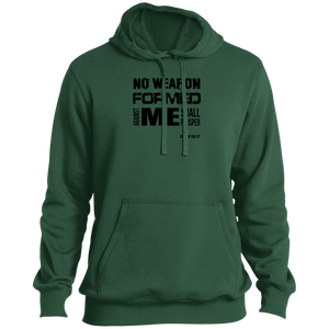 No Weapon Formed Against Me Shall Prosper Men’s Tall Pullover Hoodie
