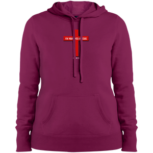 Fix Your Eyes on Jesus Ladies Pullover Hooded Sweatshirt