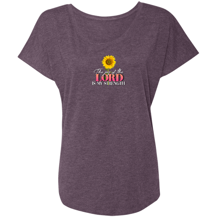 The Joy of the Lord is My Strength Women’s Triblend Dolman