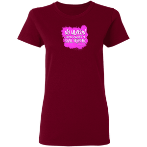 No Weapon Formed Against Me Shall Prosper Ladies 5.3 0z Tee Shirt