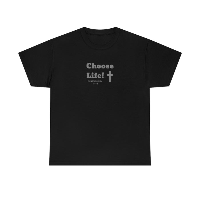 Choose Life 2.0 Women Unisex Heavy Cotton Tee