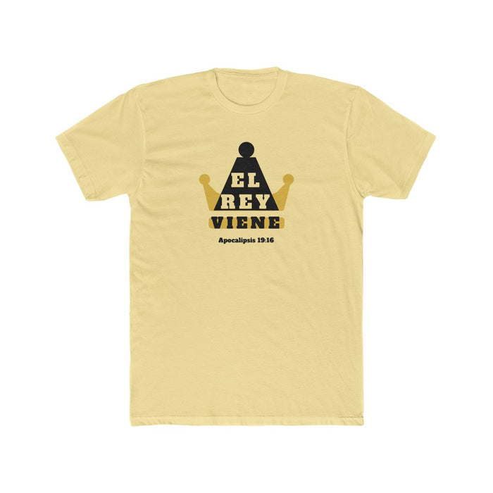 El Rey Viene Men's Cotton Crew Tee