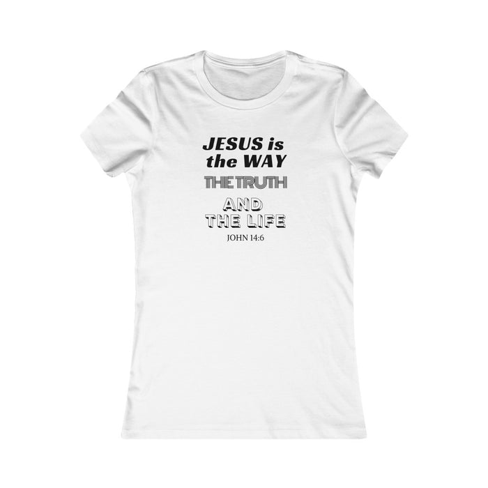 Jesus Is The Way Women's Favorite Tee