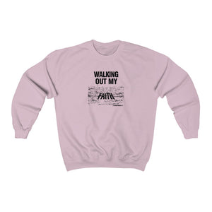 Walking Out My Faith Women's Unisex Heavy Blend™ Crewneck Sweatshirt