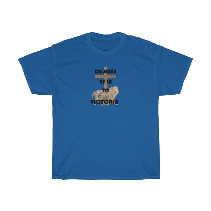 De Jesús es la Victoria Men Unisex Heavy Cotton Tee