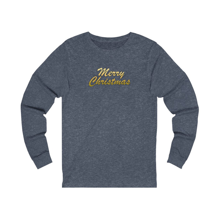 Merry Christmas Women Unisex Jersey Long Sleeve Tee