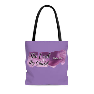 The Lord is My Shield Tote Bag
