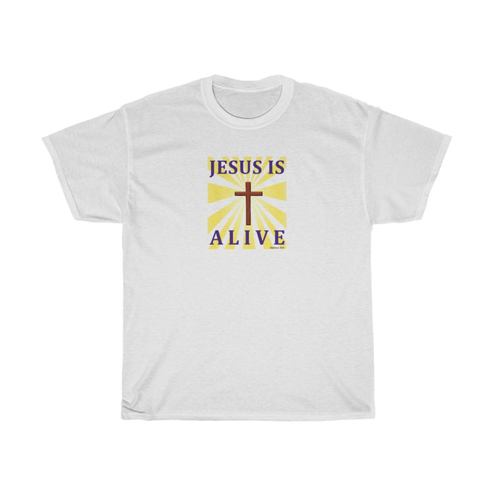 Jesus Is Alive Women Unisex Heavy Cotton Tee