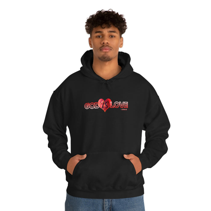 God is Love Men’s Unisex Heavy Blend™ Hooded Sweatshirt